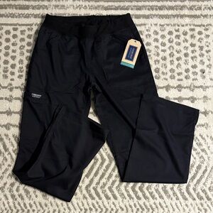 Cherokee new black scrub pants xs tall